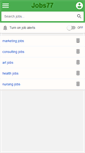 Mobile Screenshot of koreajobs77.com