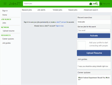 Tablet Screenshot of koreajobs77.com